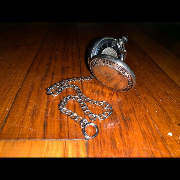 Kim engraved personal anchor pocket watch navy custom gift Christmas nautical - Picture 3 of 7